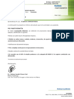 Apreciado (A) Dr. (A) : A QUIEN CORRESPONDA A Continuación Le Presento El Informe Del Estudio Que Le Ha Solicitado A Su Paciente