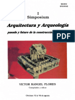 Importancia de Arqueología en Investigación Arquitectónica. Carlos Enrique Guzmán. 1988