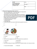 Soal PTS TEMA 2 (Sub Tema 1&2) KELAS 3 SMT 1