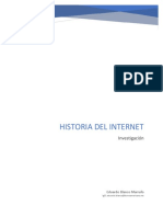 Investigacion de La Historia Del Internet