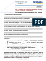 12.11 C Comunica, de Manera Oral, A Su Familia y Su Comunidad Las Prácticas de Cultivo Que Ayuden A Conservar La Biodiversidad