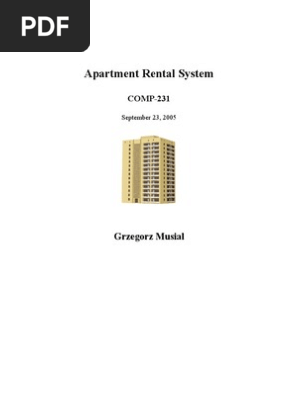 Apartment Rental System
