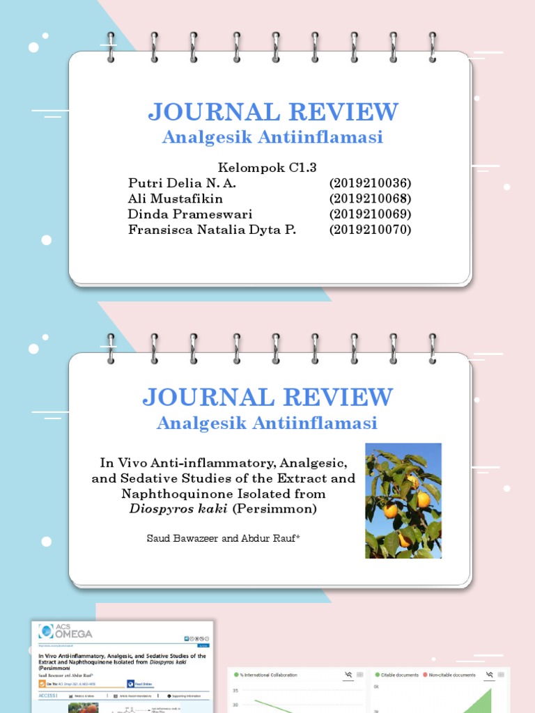 Review Jurnal Analgesik Antiinflamasi PDF