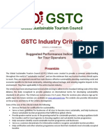 GSTC Industry Criteria For Tour Operators With Indicators Dec 2016