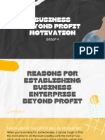 Business Beyond Profit Motivation: Group 4