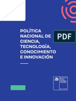 Politica Nacional CTCi Chile 2020