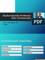 Sediaan Rute Intramuskular