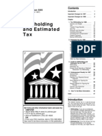 US Internal Revenue Service: p505--1997