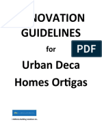 Renovation Guidelines Urban Deca Homes Ortigas: I-Millenia Building Solutions Inc
