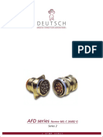 AFD series military aeronautical connector technical specifications
