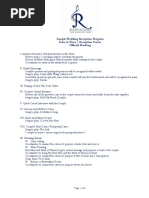 Anniversary Program Sample | PDF
