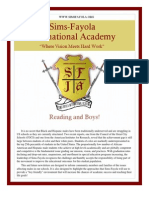 Sims-Fayola International Academy: Reading and Boys!