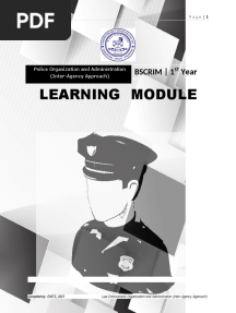 Law Enforcement Organization and Administration (Inter-Agency Approach) (AutoRecovered)