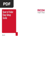 Scan To Folder EasySetup Guide