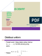 Distribusi Diskrit Khusus