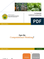Analitik Dan Visualisasi Data - Framework Computational Thinking Dan Studi Kasus