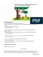 soal tematik kelas 2 tema 2 subtema 2 wadahguru.com