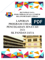 Laporan Program Ceramah Pencegahan Jenayah 2021 SK Pandan Jaya