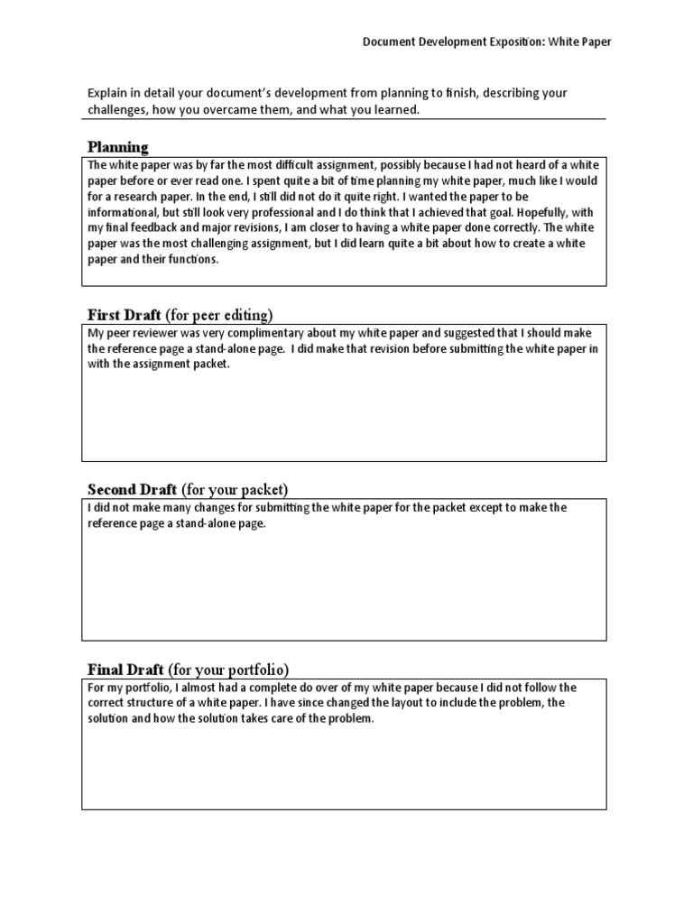 White Paper Dde | PDF | Career & Growth