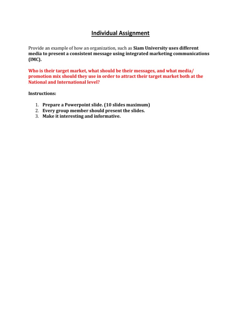 Individual Assignment 4 | PDF | Business
