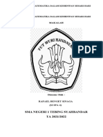 Induksi Matematika Dalam Kehidupan Sehar