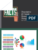 Week 10 Class Slides Descriptive & Causal Research Designs