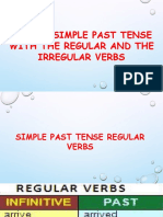 Review Slides Simple Past Tense Regular and Irregular Verbs