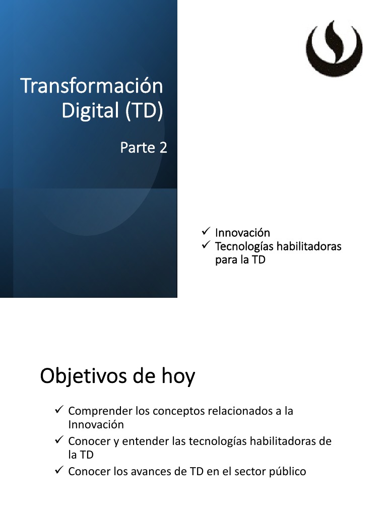 Innovacion y Tecnologias Habilitadoras | PDF | Big Data | Innovación