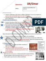 Hard Tissue Responses to Inflammation: Calcification, Dentin Formation & Resorption