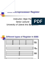 8086 Microprocessor Registers and Memory Segments