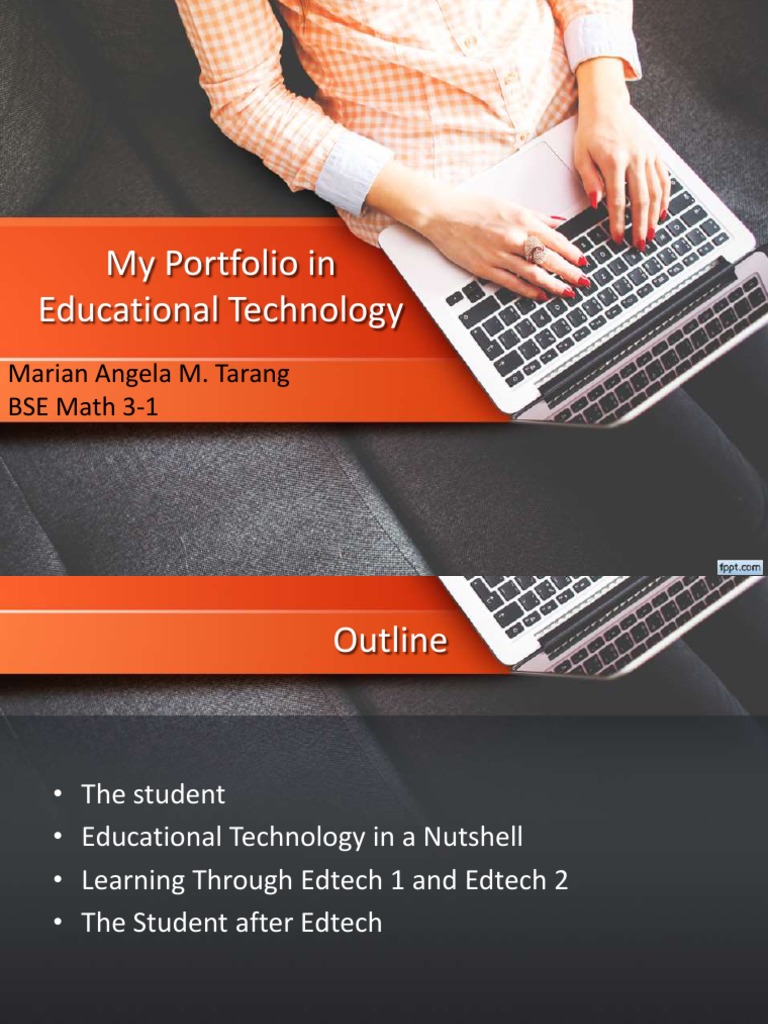 My Educational Technology Portfolio | PDF | Educational Technology ...
