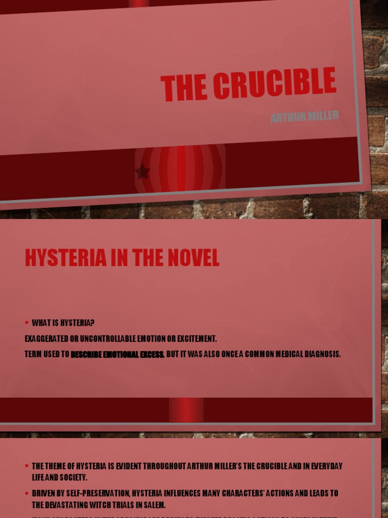 The Crucible...... PDF Hysteria