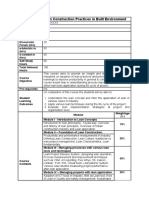 Lean Construction Practices in Built Environment