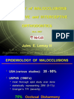 Etiology of Malocclusions Preventive and Interceptive Orthodontics