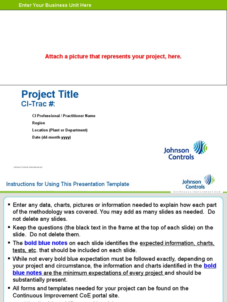 Continuous Improvement Project Template | PDF | Methodology