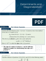 Chapter - 3 Determinants and Diagonalization