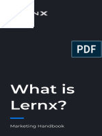 What Is Lernx?: Marketing Handbook