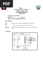 Exp 2 - EEM - Dielectric Strength of Solid Insulating Material