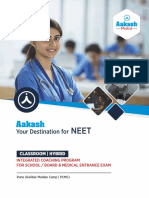 Aakash Medical Prospectus - Pune - Without Fee