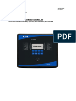 Edr-4000 Eaton Distribution Relay: Instruction Manual For Installing, Operating and Maintaining The EDR-4000