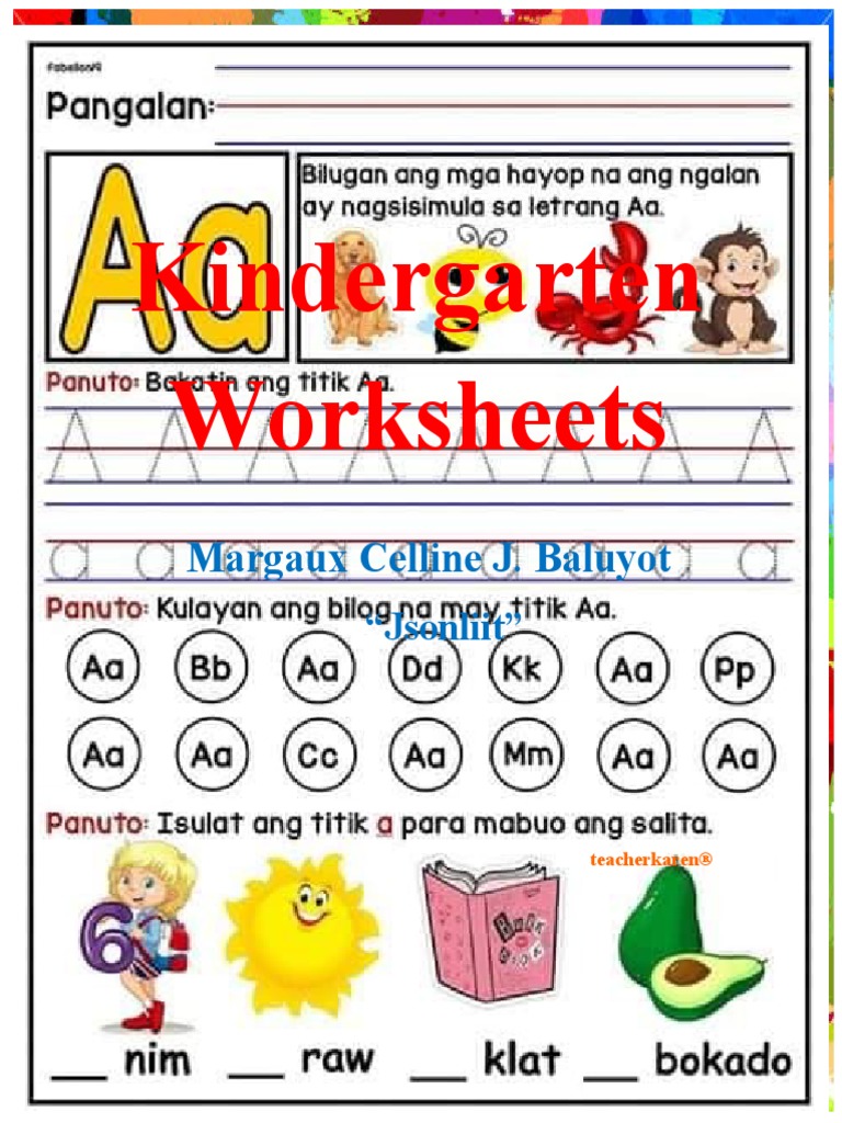 Kinder Materials For Dau Children PDF