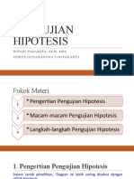 Pengujian Hipotesis