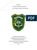 MAKALAH Teknologi Komunikasi Public Relation 4.0