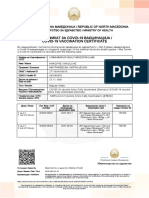 Covid 19 Vaccine Certificate