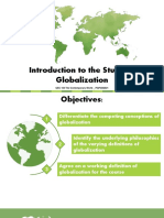 Introduction to Globalization Studies