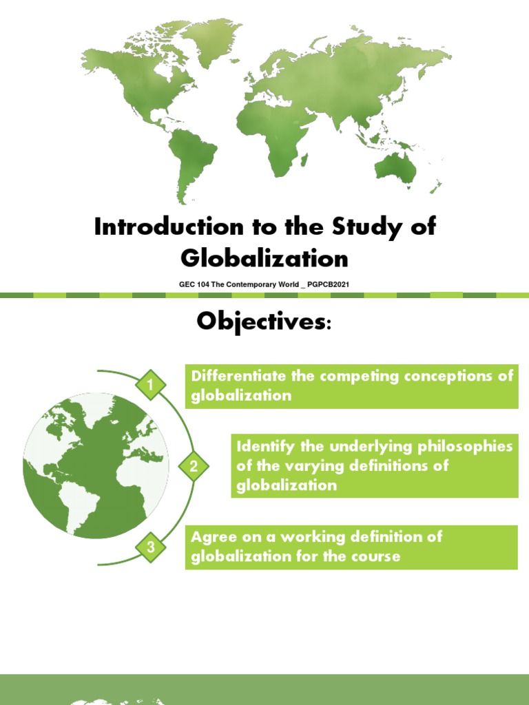 Understanding Globalization Concepts | PDF | Globalization | Market ...