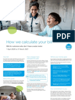 How We Calculate Your Bill 2020 21 Unmetered