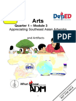 Arts8 - q1 - Mod3 - Appreciating Southeast Asian Artworks and Artifacts - FINAL08032020