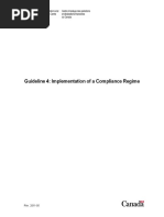 FINTRAC Guideline 4-Implementation of A Compliance Regime 2011