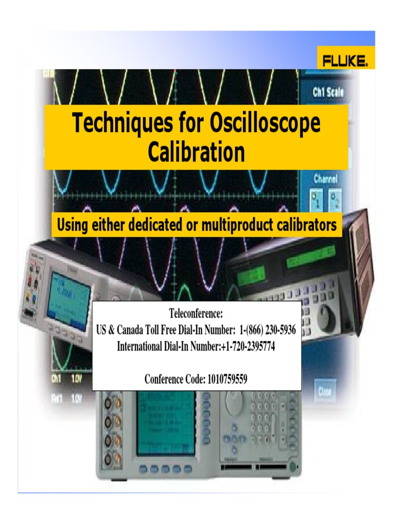 Webinar Scope Cal Intro | PDF | Calibration | Electrical Engineering